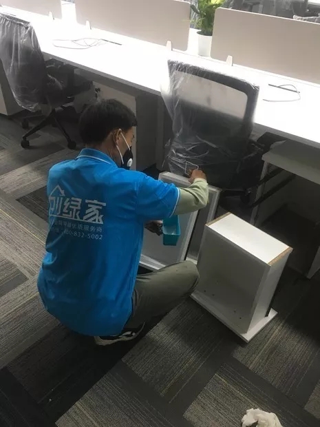 浙江財經學院學博樓室內除甲醛